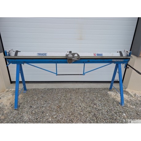 Plieuse zinc 2m Triade Dimos , rotolame et baguetteuse