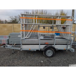 Remorque échafaudage alu 82m2 LAYHER ALUMINIUM EuroFaçadalu