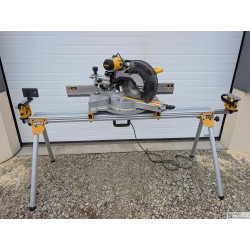KIT Scie à onglets DEWALT radiale 305mm + Piètement