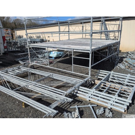 2 Tour roulante en acier Galaxy possible 90 ou 45  Duarib - 6.50 m hauteur travail