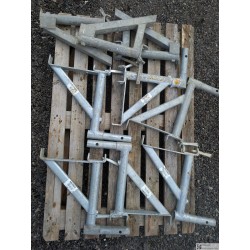 TUBESCA-COMABI - Console C08-EM400 avec manchon sans douilles 0,40 m - pour plancher 0,30 ou 0,36 m - Pour échafaudage R200/M368
