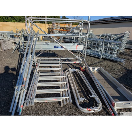 Echafaudage roulant ALU Docker 85 -2.05m - Version EXMDS  + container