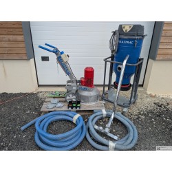 ponceuse + aspirateur blastrac bmg 435