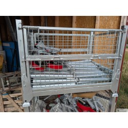 PANIER GRILLAGE PLIABLE GALVA
